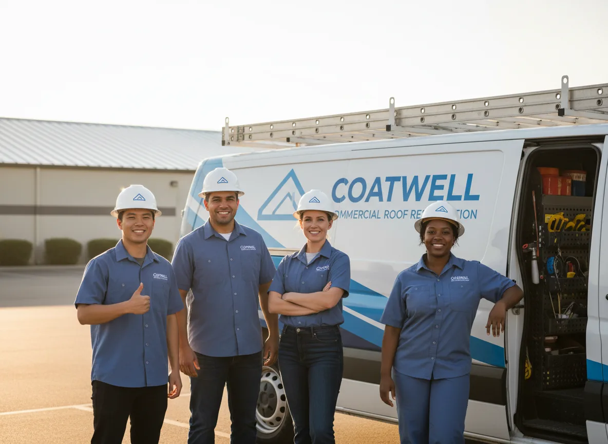 Commercial roof coating company in Bennington, KS